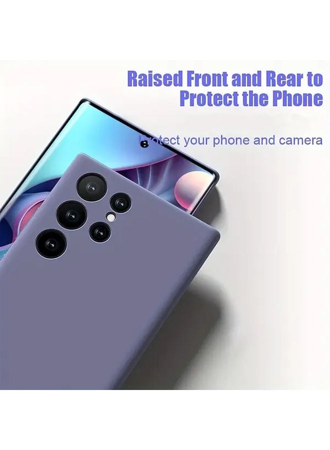 Light Purple Phone Case Compatible With Samsung Galaxy S24 Ultra Soft Shell Drop Protection - Image 2